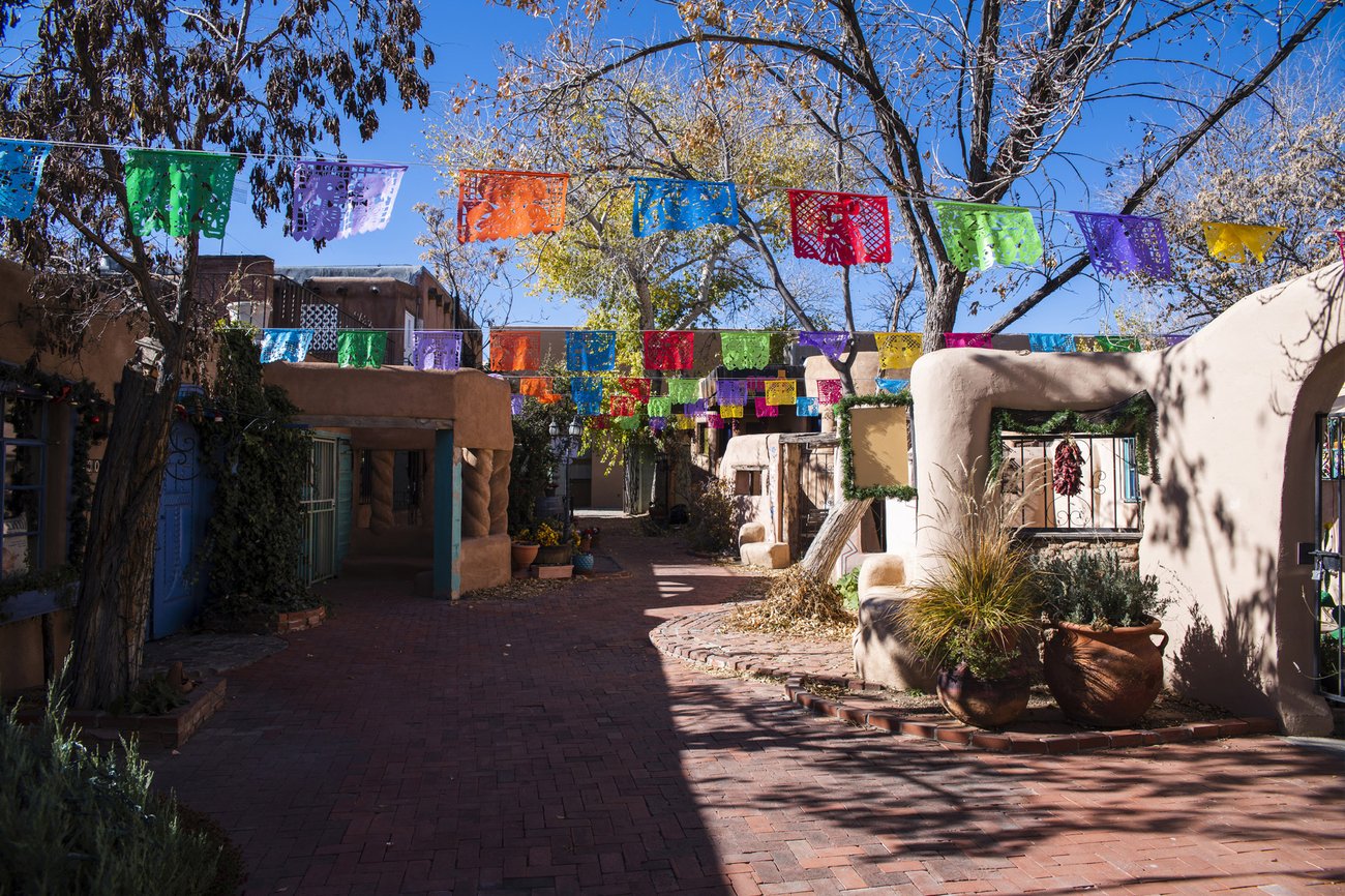View of Old Town Albuquerque on a JetBlue Vacations Flight + Hotel New Mexico vacation package