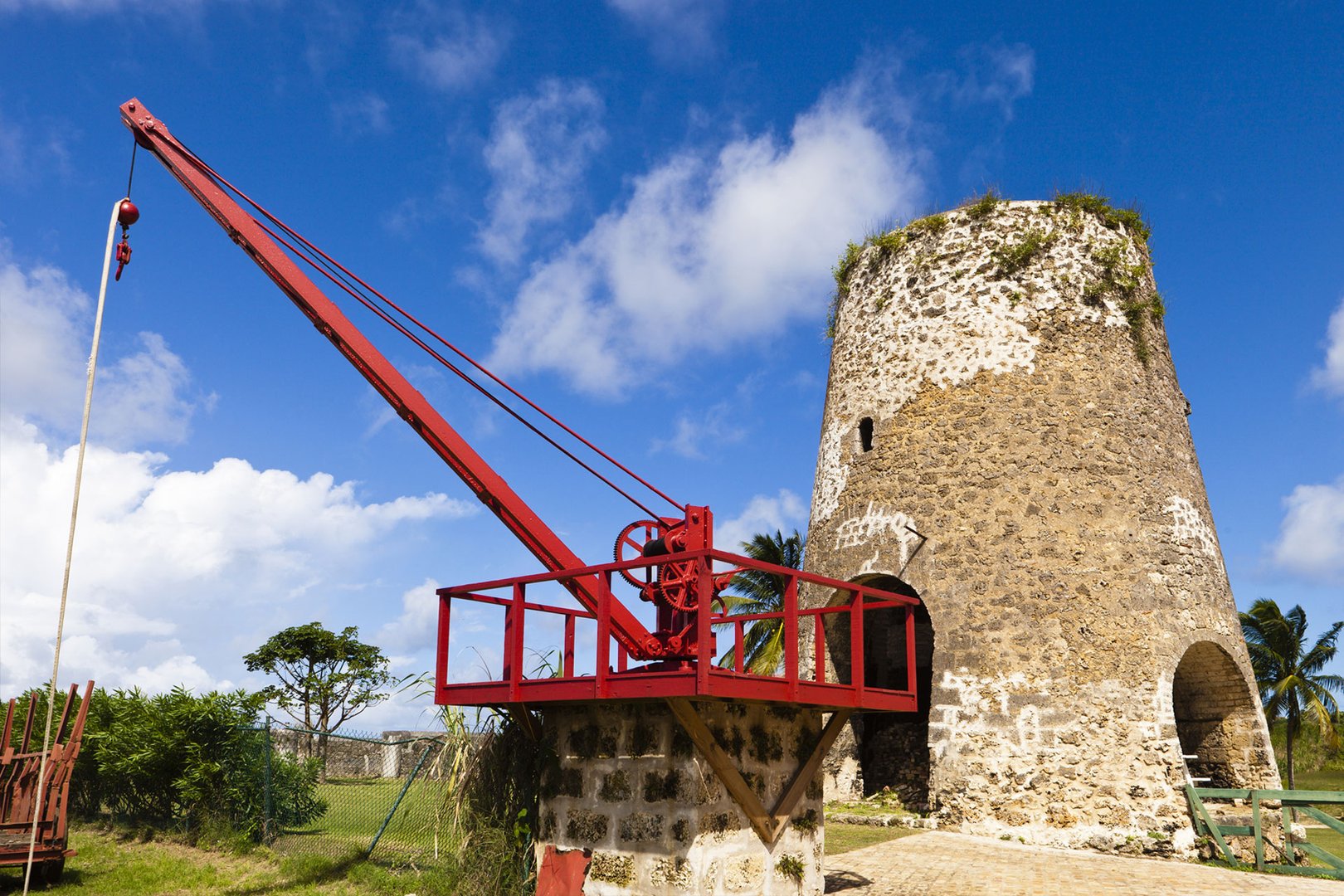 View of St. Nicholas Abbey in Barbados during all inclusive Flight + Hotel JetBlue Vacations package