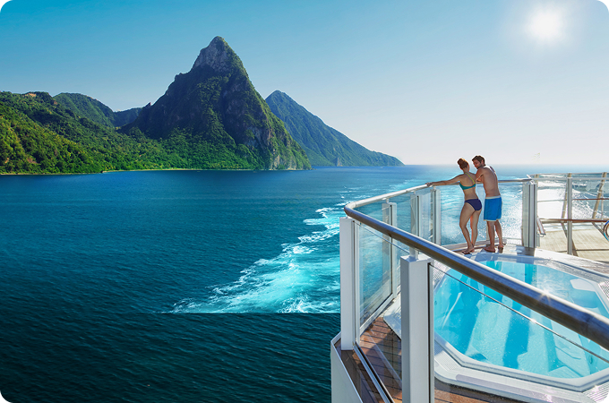 A view from an Caribbean Cruise.