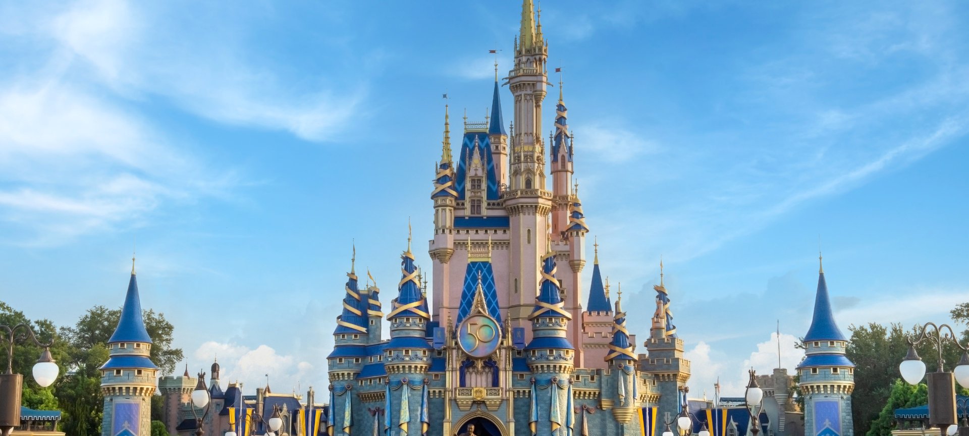 View of Cinderella's Castle at Walt Disney World on a JetBlue Vacations all inclusive  Orlando, Florida package