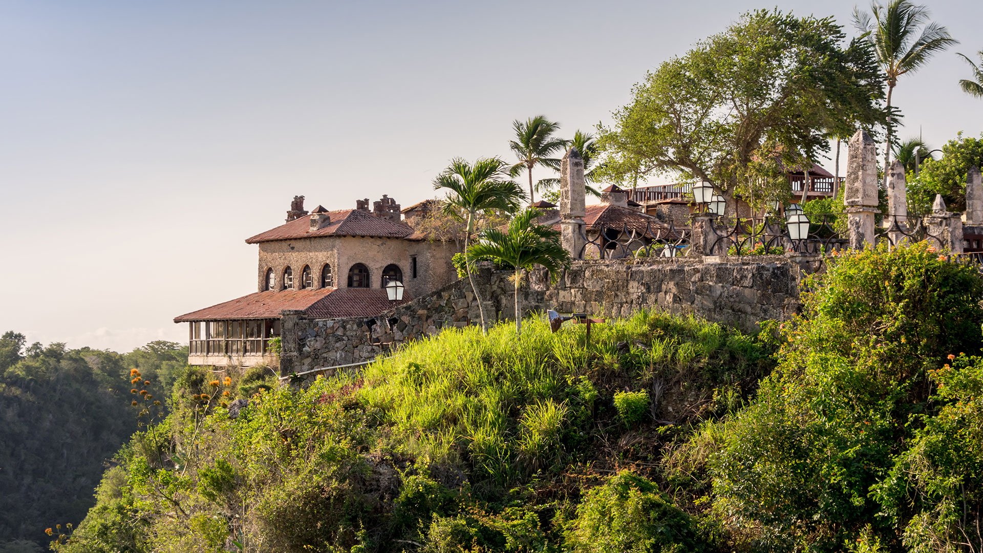 View of resort on hillside in La Romana on a JetBlue Vacations package to the Dominican Republic