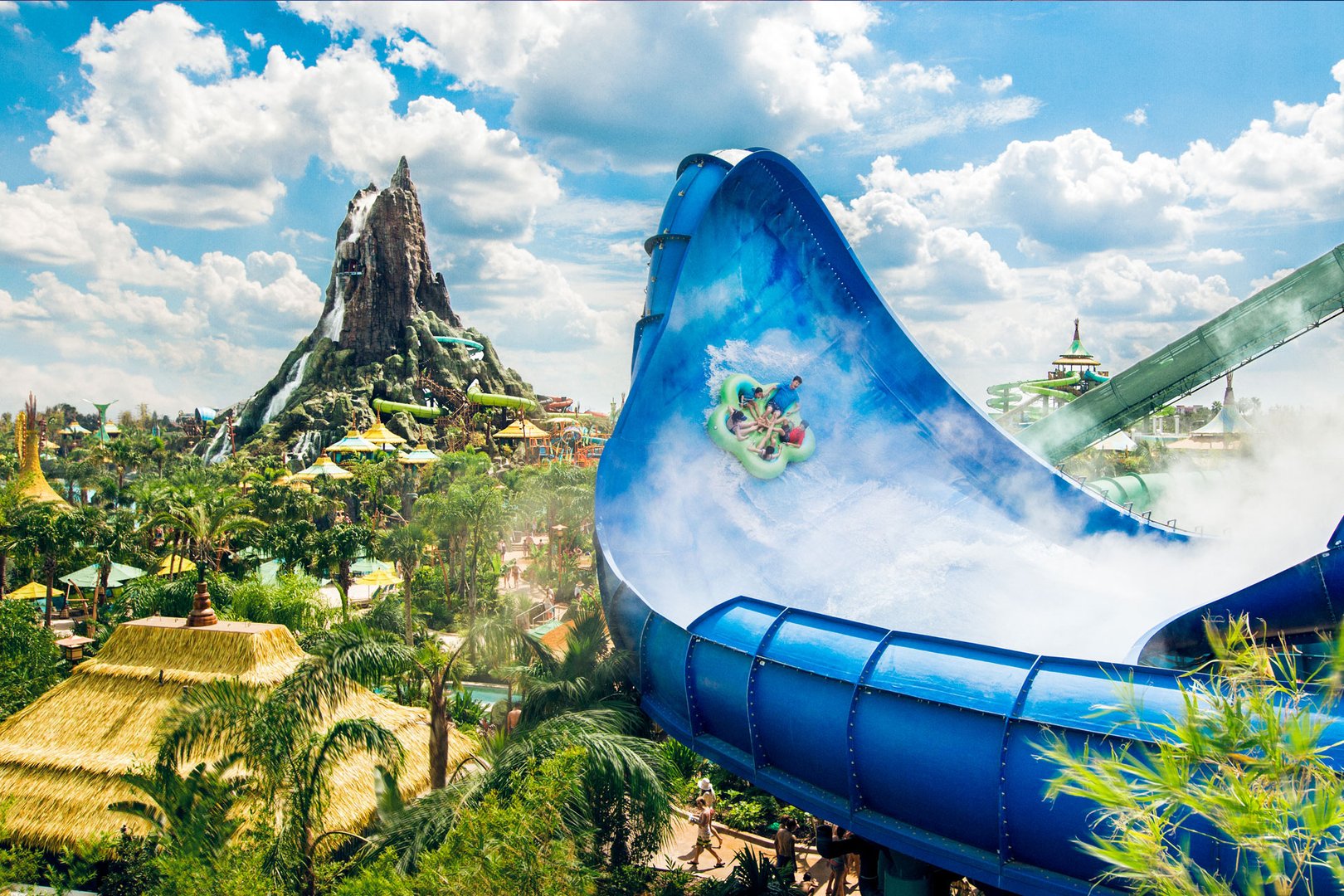 View of Volcano Bay at Universal Orlando on a JetBlue Vacations Flight + Hotel all inclusive package
