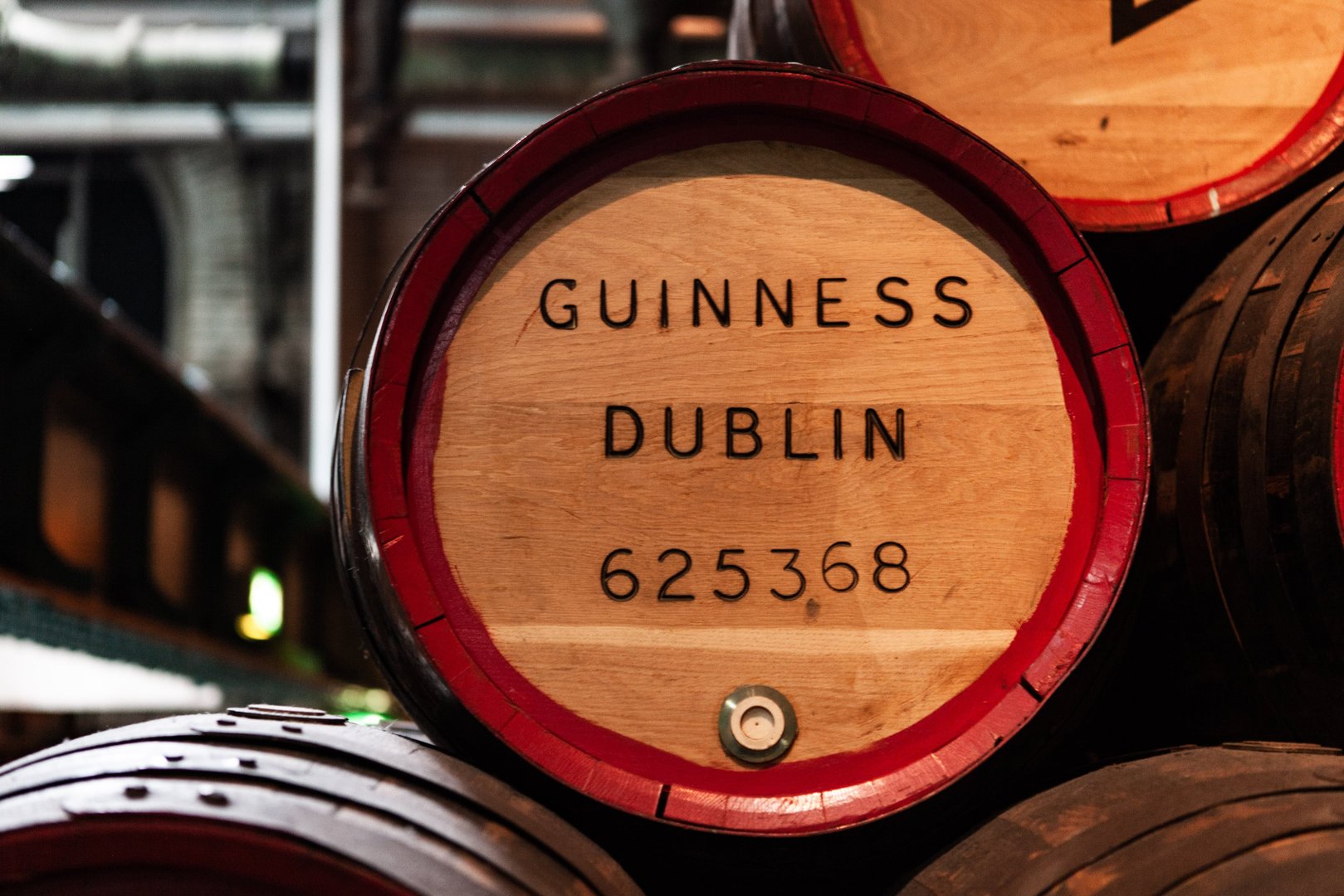 Guinness barrels in Dublin, Ireland with a JetBlue Vacations All Inclusive Flight + Hotel Package